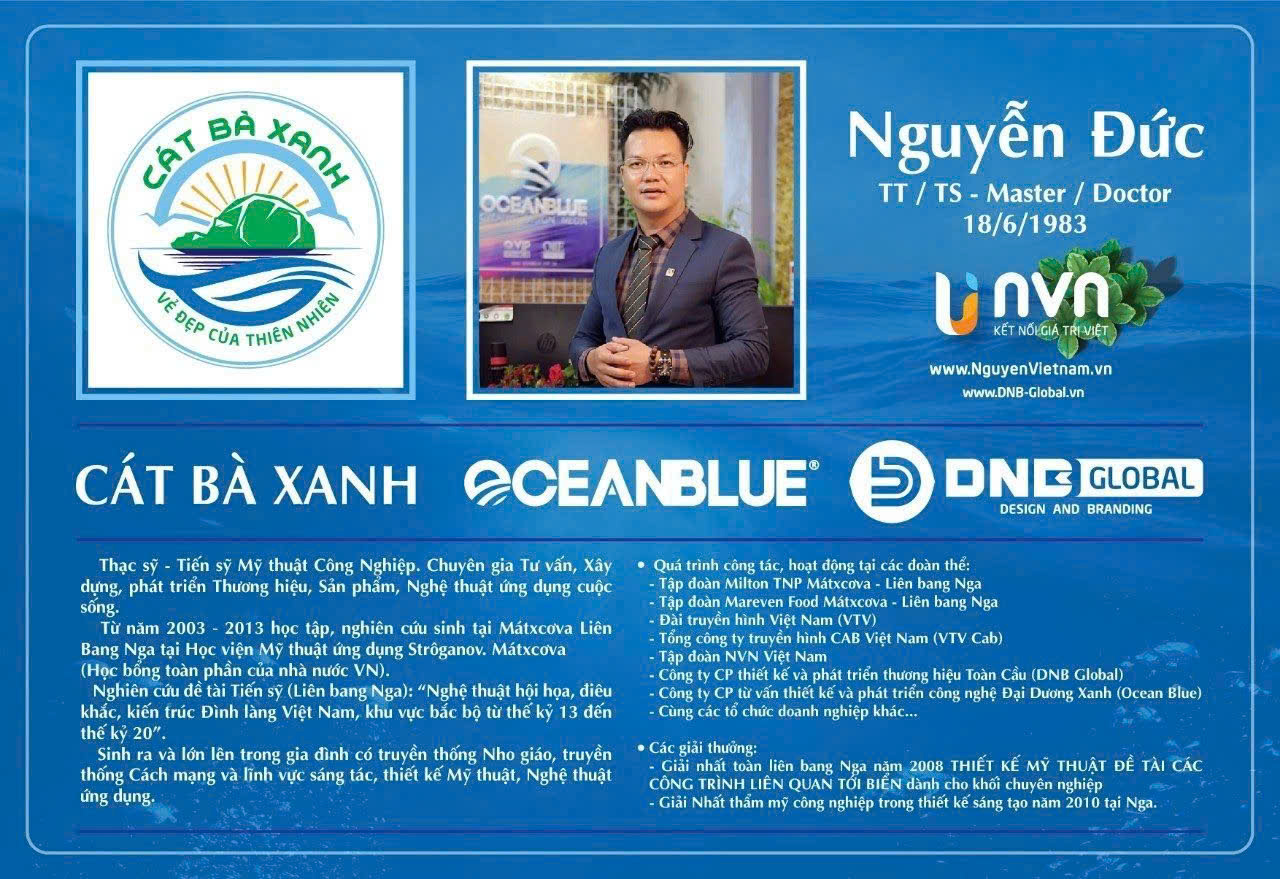 Hồ sơ năng lực TS. Nguyễn Đức - Cát Bà Xanh, Ocean Blue, DNB Global, NVN