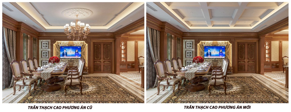 Nội thất gỗ tự nhiên tối giản căn hộ Đại Cồ Việt