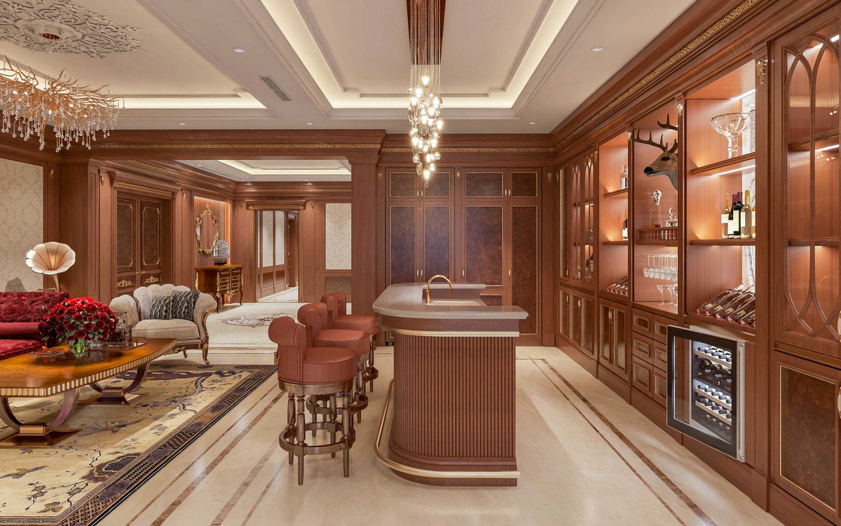 Đảo quầy bar mini