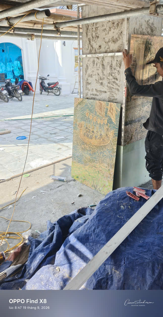 Vận chuyển và định vị khối đá 07
