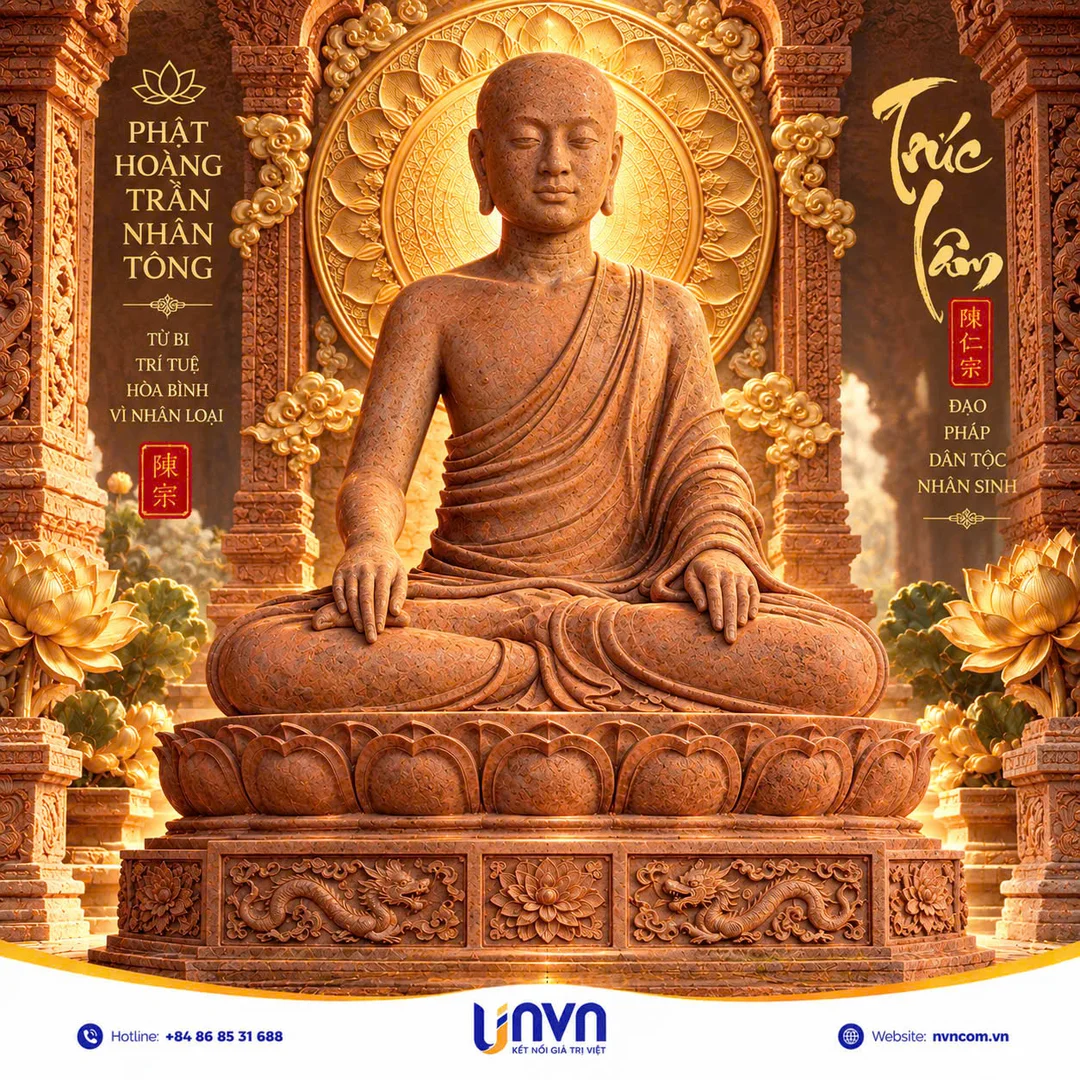 Tượng Phật Hoàng Trần Nhân Tông nổi tiếng nhất là pho tượng cổ độc bản được công nhận là Bảo vật quốc gia tại Yên Tử và Bảo tượng Phật Hoàng Trần Nhân Tông đúc bằng đồng khối lớn nhất trên đỉnh núi. 1. Tượng gốc Bảo vật quốc gia tại Yên Tử • Vị trí: Đặt trong tháp Huệ Quang (vườn tháp phía trước chùa Hoa Yên, Yên Tử, Quảng Ninh). • Đặc điểm: Tạc bằng đá xanh, niên đại thế kỷ 17, chiều cao tổng thể 83,8 cm. • Giá trị: Đây là pho tượng cổ nhất khắc họa hình ảnh vua Trần Nhân Tông sau khi xuất gia tu hành, thể hiện tư thế tọa thiền tự tại, phong thái dung dị và là đỉnh cao của nghệ thuật điêu khắc Phật giáo Đại Việt. 2. Bảo tượng Phật Hoàng Trần Nhân Tông trên đỉnh An Kỳ Sinh • Vị trí: Đỉnh An Kỳ Sinh, khu di tích Yên Tử, Quảng Ninh (ở độ cao hơn 900m). • Quy mô: Đúc bằng 138 tấn đồng nguyên chất, chiều cao tổng thể 12,6m. • Kỷ lục: Được Tổ chức Kỷ lục Châu Á công nhận là tượng đồng đúc liền khối lớn nhất châu Á ở độ cao trên 900m. Công trình khánh thành vào tháng 12 năm 2013 nhân kỷ