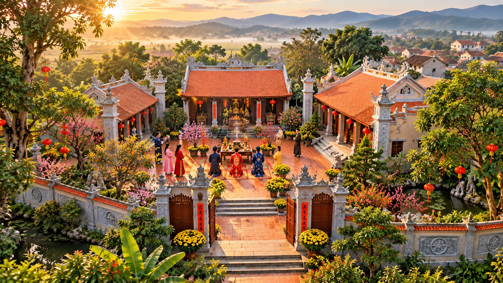 Tư vấn, Thiết kế, Thi công Nhà Thờ Gia tiên Văn Lâm. Hưng Yên