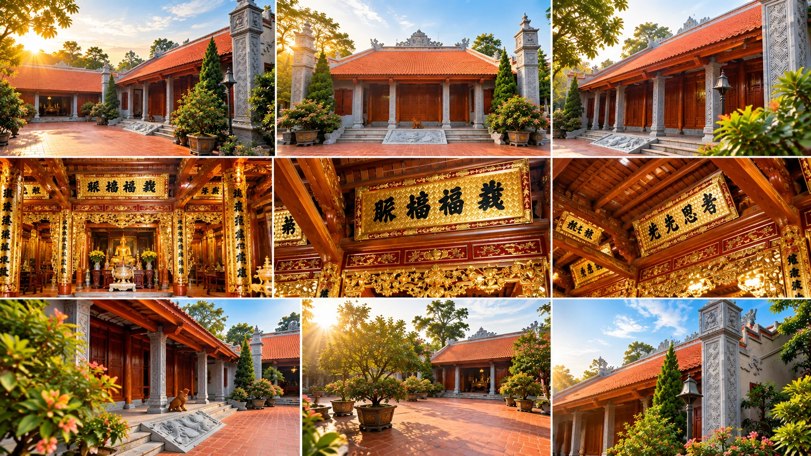 Tư vấn, Thiết kế, Thi công Nhà Thờ Gia tiên Văn Lâm. Hưng Yên